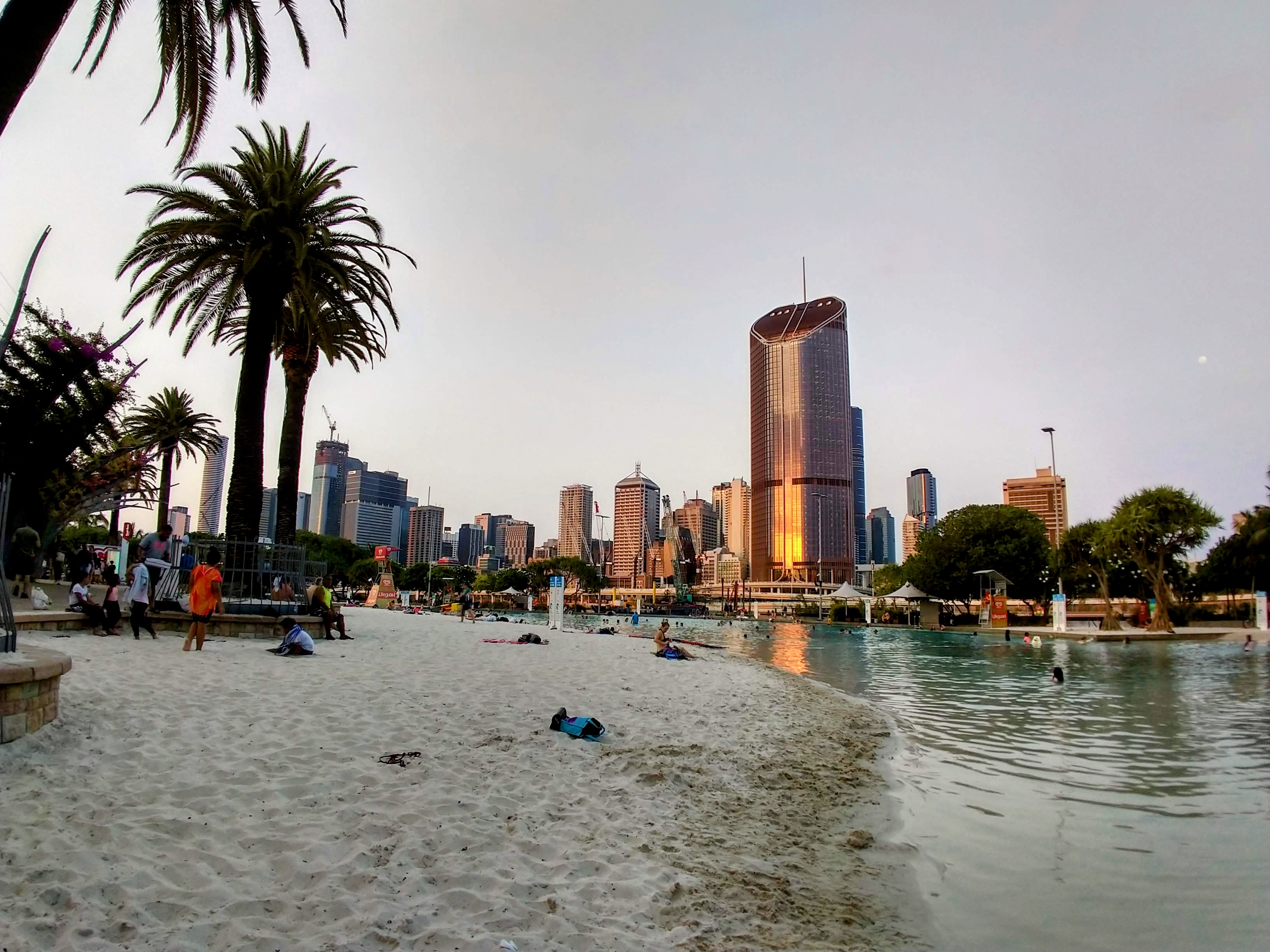 Brisbane skyline from South Bank